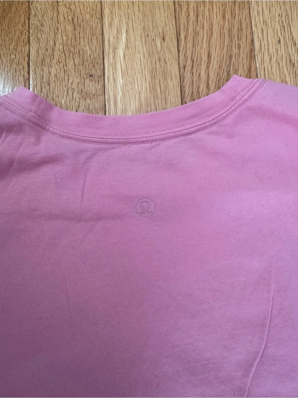 lululemon athletica Long Sleeve Crew in Light Pink